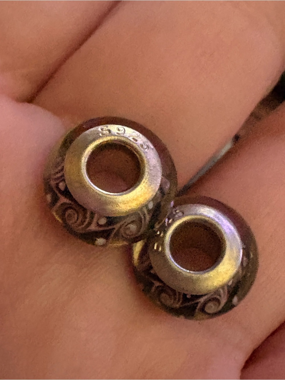 Pair of brown unbranded Murano